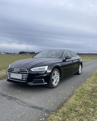 Audi A5 cena 99000 przebieg: 52000, rok produkcji 2018 z Brodnica małe 562